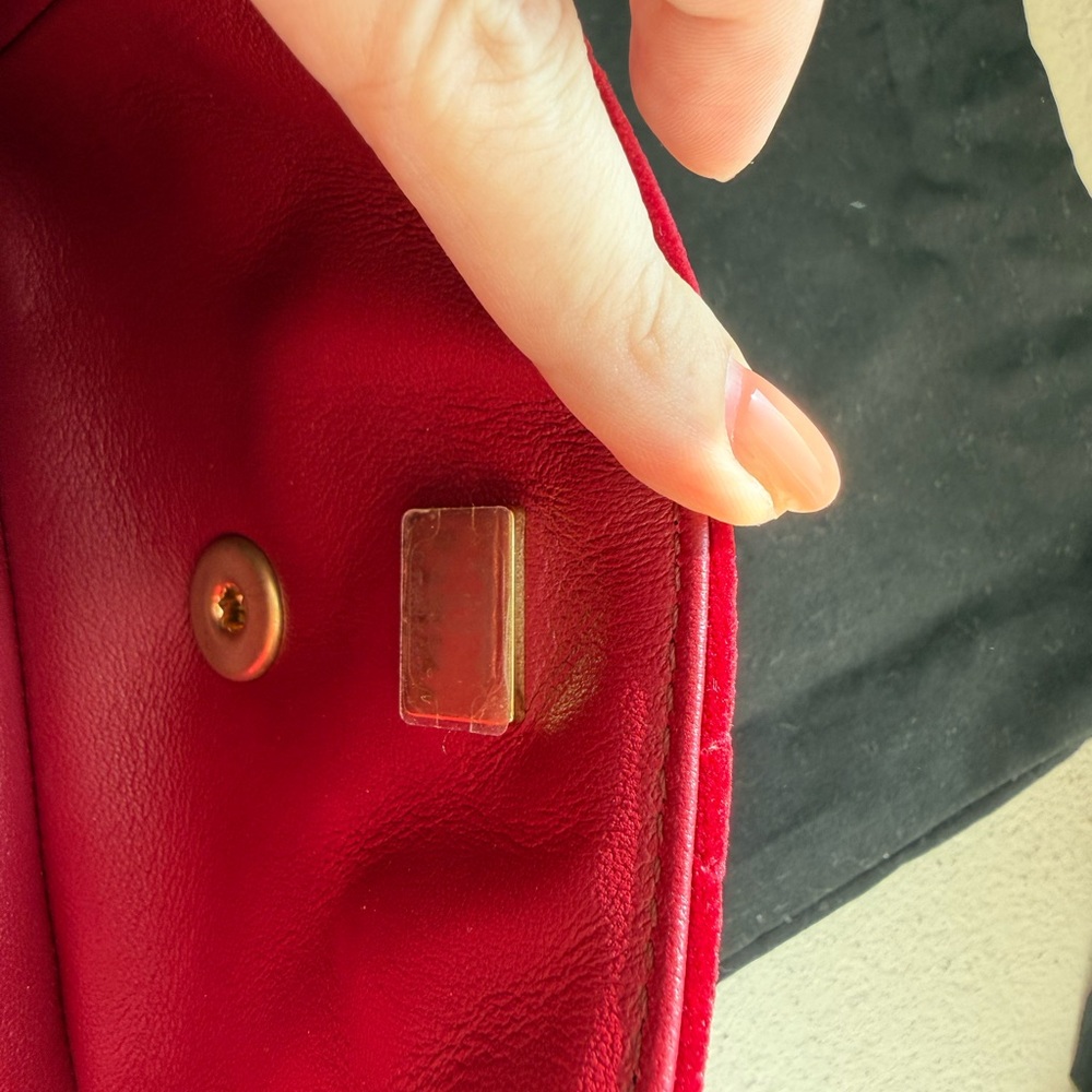 Chanel Burgundy Quilted Velvet Flap Bag - Picture 12 of 16